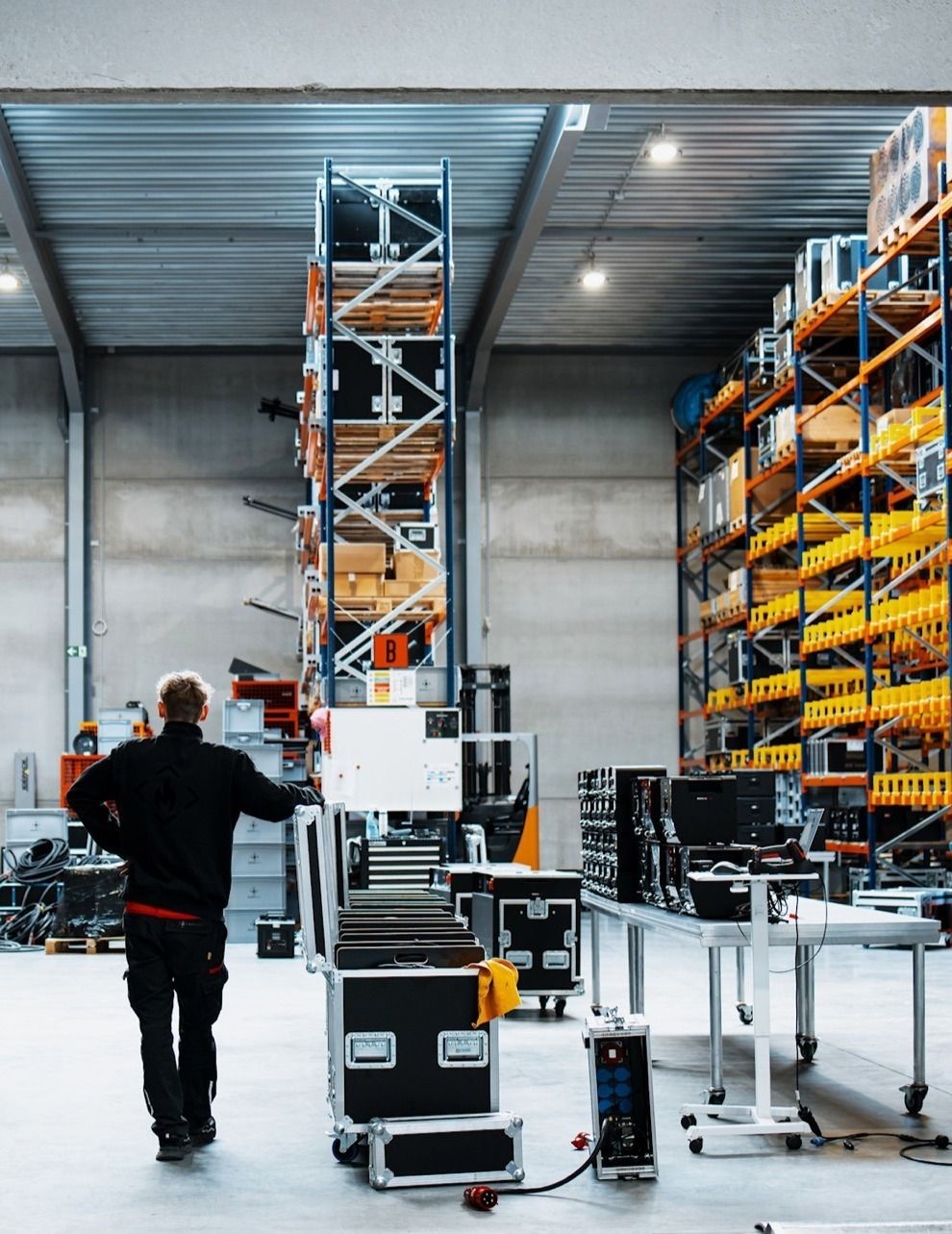 Hyred warehouse ready for shipping