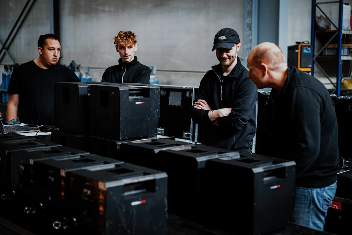 Das HYRED-Team im Lager