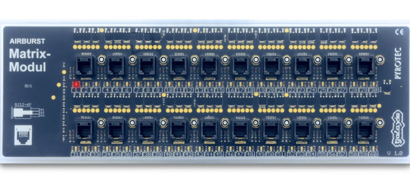 Galaxis Airburst matrix board with 60 outputs