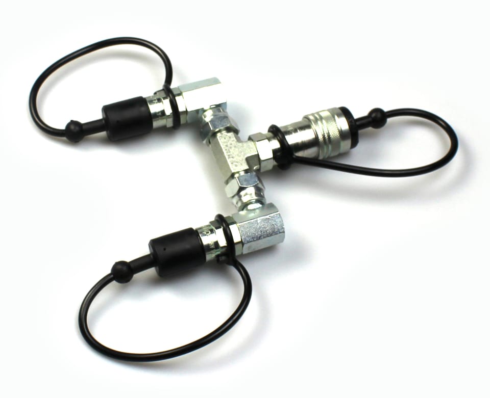 Magic FX CO2 combiner: 2 x 3/8” in -> 1 x 3/8” out