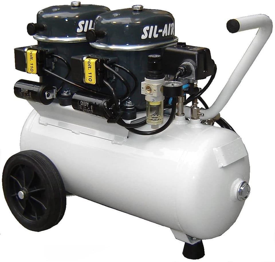Sil Air Silent air compressor, 24 L / 8 bar, 47dB
