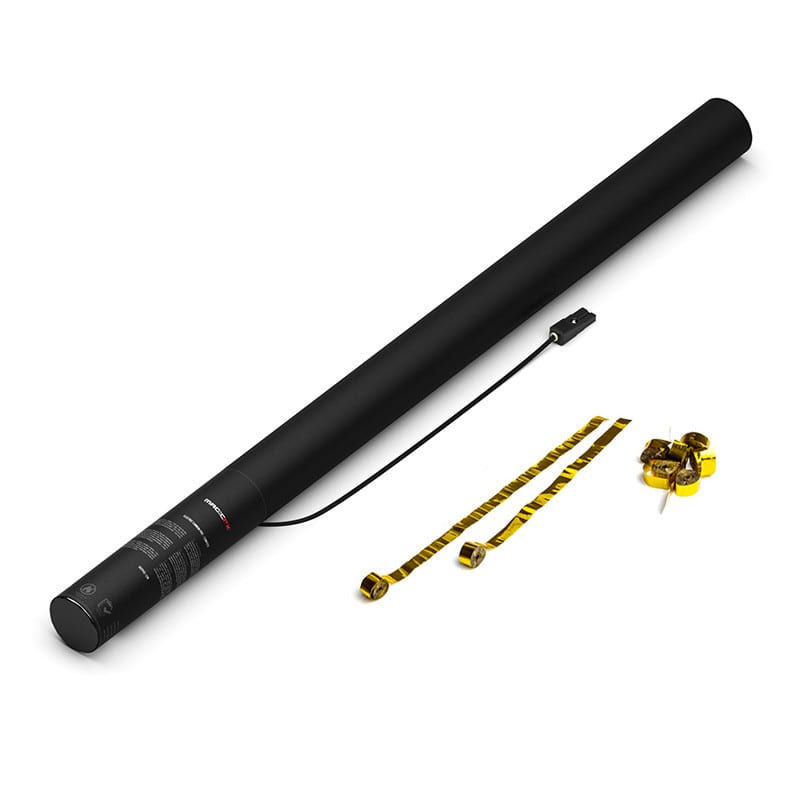 Electric metallic streamer cannon, 80 cm, gold