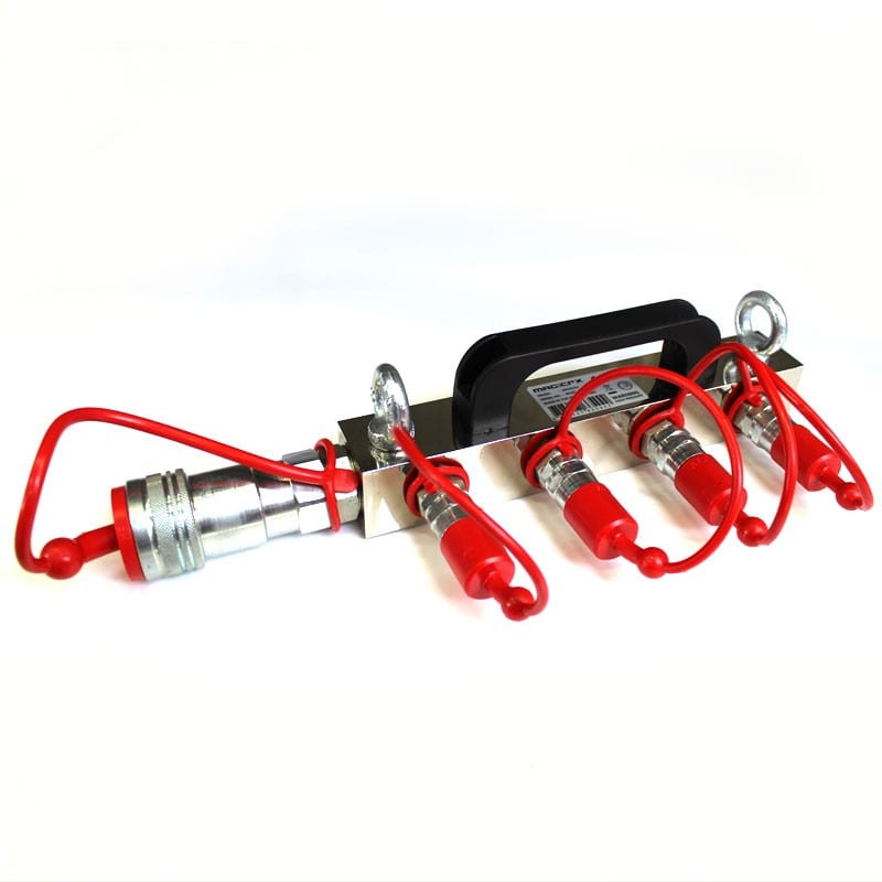 Magic FX CO2 combine manifold: 4 x 3/8” in -> 1 x 3/4” out