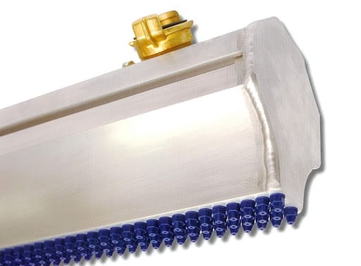 Hyred Water screen, 2 m section, excl. hoses