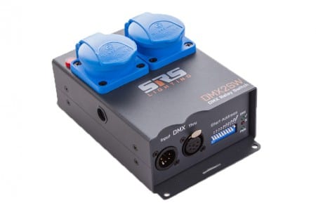 SRS DMX2SW, 2 channel relay switch pack (shuko out)