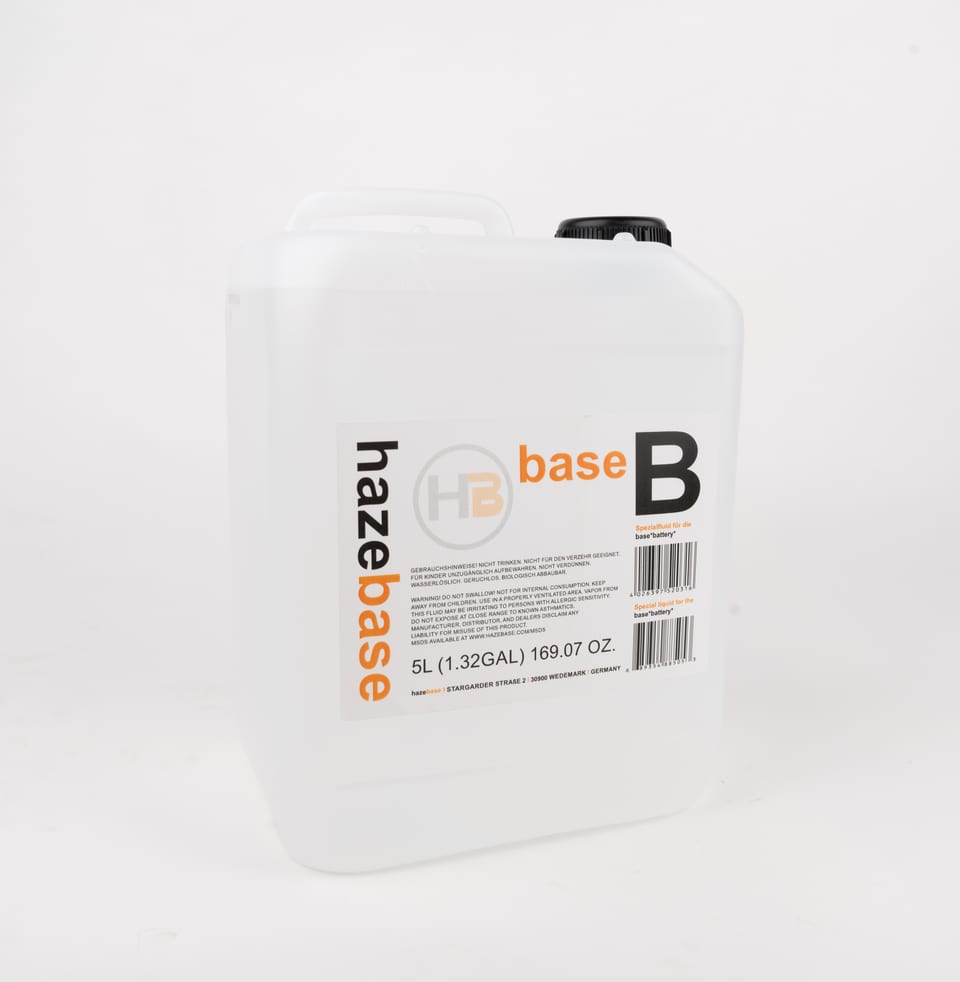 Hazebase base*B, special liquid (for the Piccola and Base*Battery), 5 L