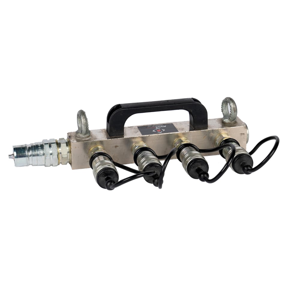 Magic FX CO2 split manifold: 1 x 3/4” in -> 4 x 3/8” out