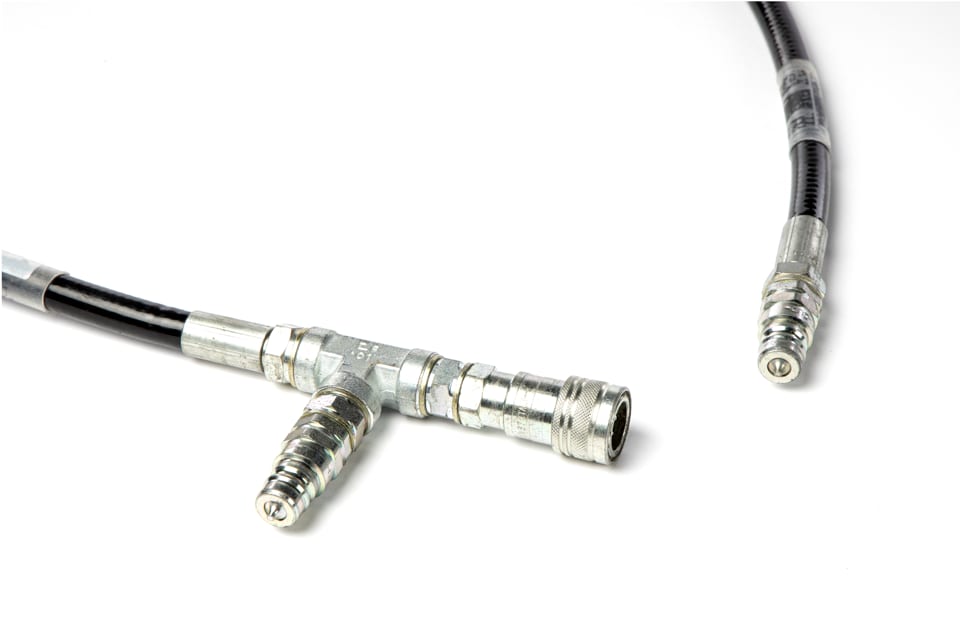 Hyred CO2 combiner hose (to connect multiple CO2 cylinders to 1 output), 1.5 m