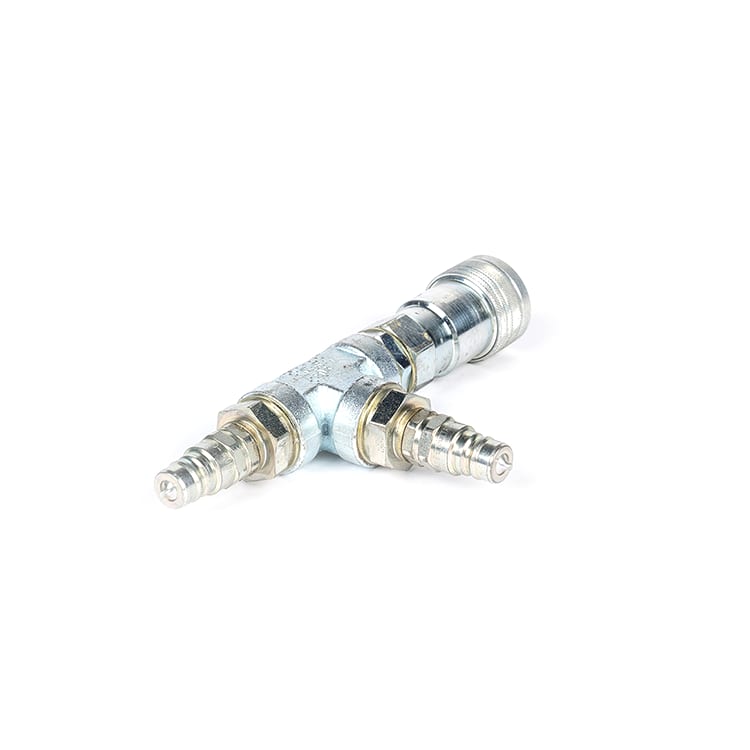 Hyred CO2 combiner: 2 x 3/8” in -> 1 x 3/4” out