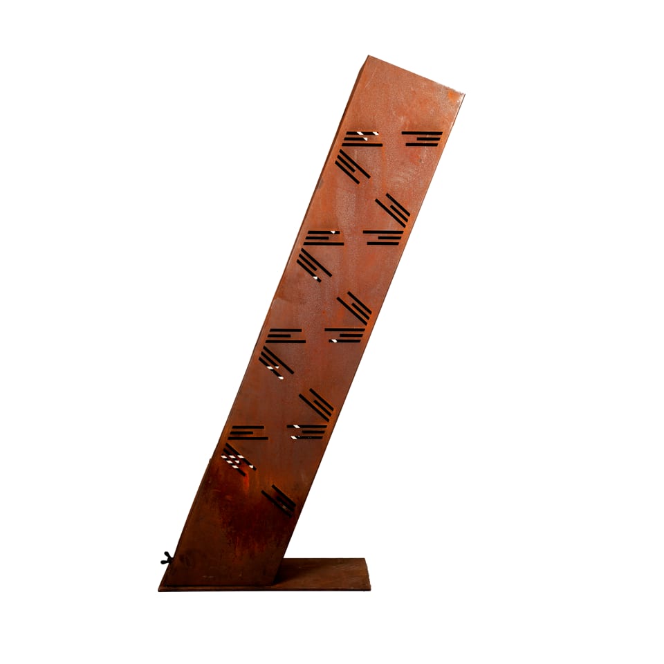 Hyred Fire pillar 'Shift', h: 189 cm