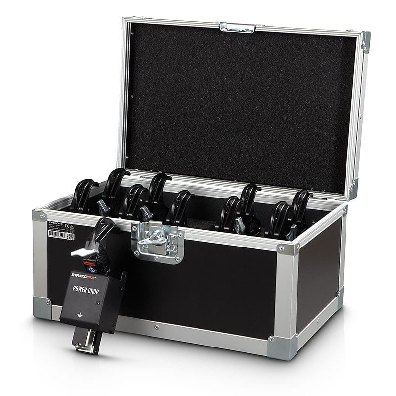 Magic FX Power drop set with 10 clamps & 10 curtain clamps