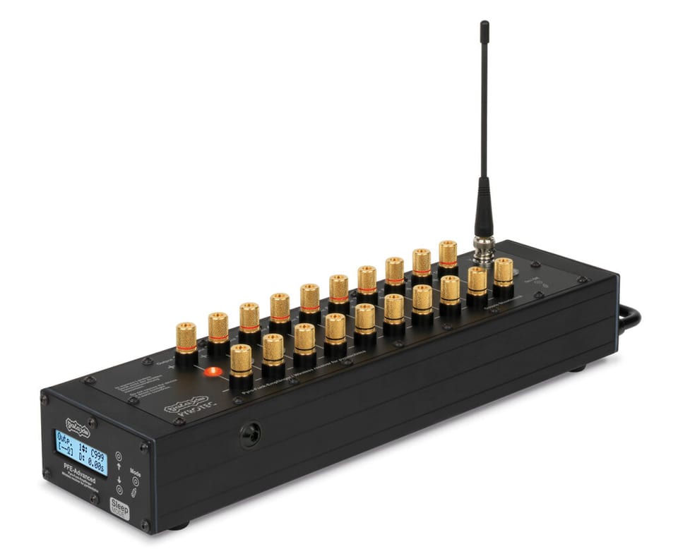 Galaxis PFE Advanced 10 output receiver (black), incl. stepping extension