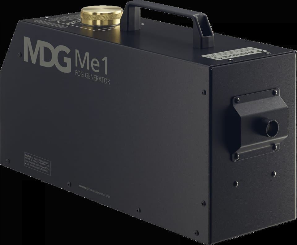 MDG Me1 smoke machine set, incl. blower & flightcase, excl. MDG neutral smoke fluid & CO2/N2