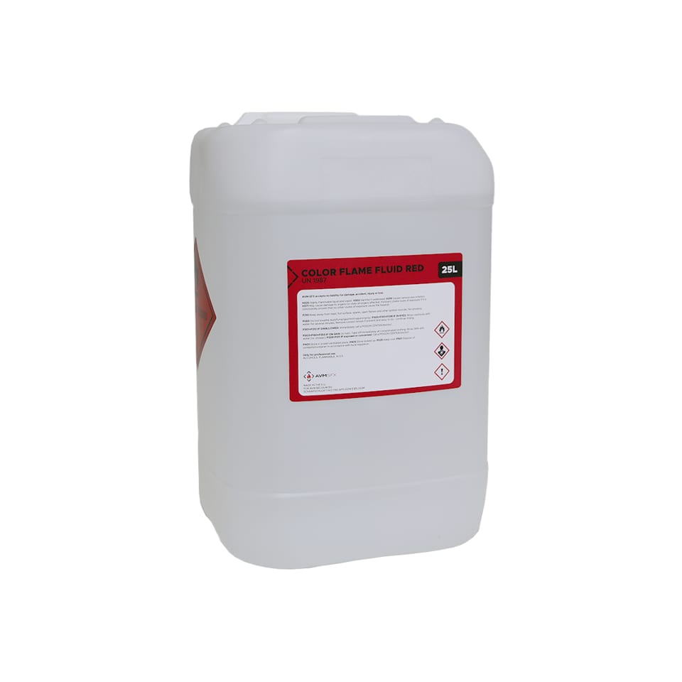 Hyred Color flame fluid, red, 25 L