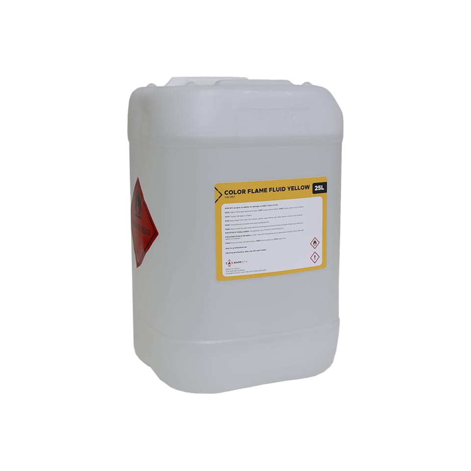 Hyred Color flame fluid, yellow, 25 L