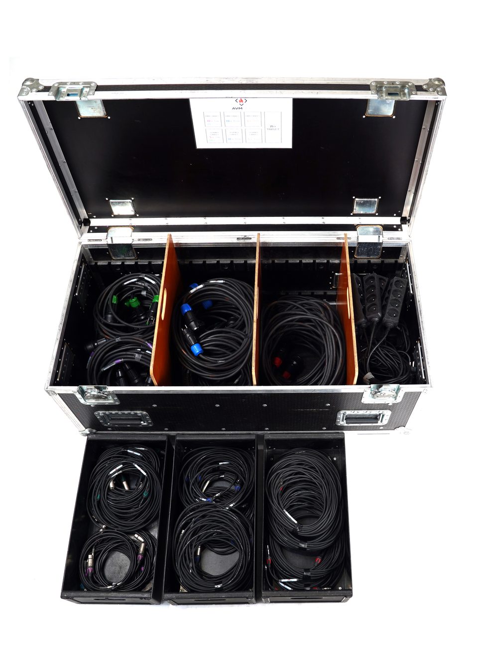 Cable kit, CEE 16A & DMX 5-pin