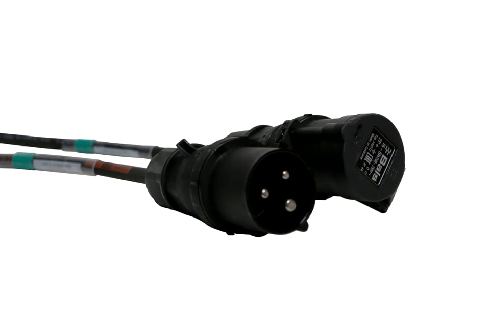 CEE 16A mono mains power extension cable, 2,5 mm2, 5 m