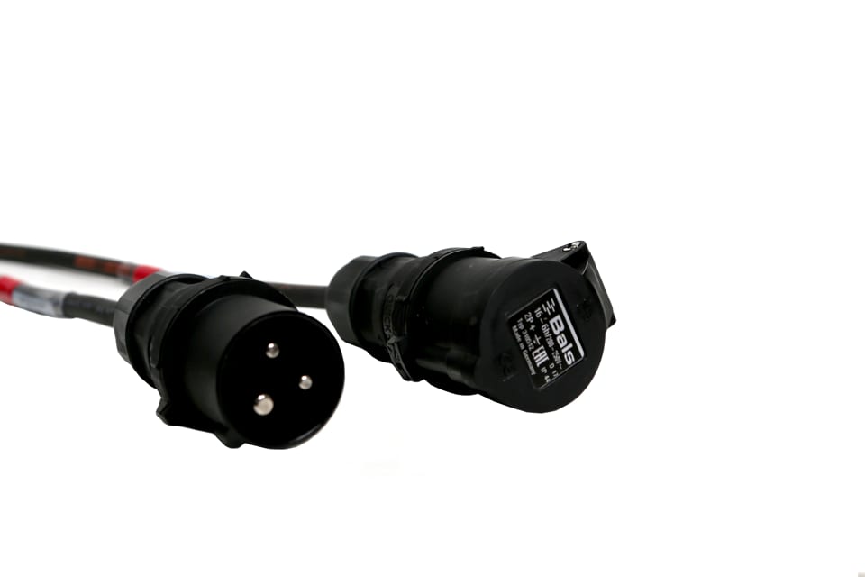 CEE 16A mono mains power extension cable, 2,5 mm2, 20 m
