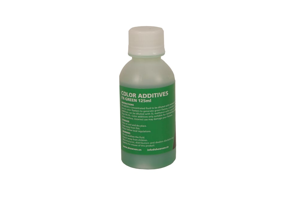 Showven color flame additive 125 ml, green