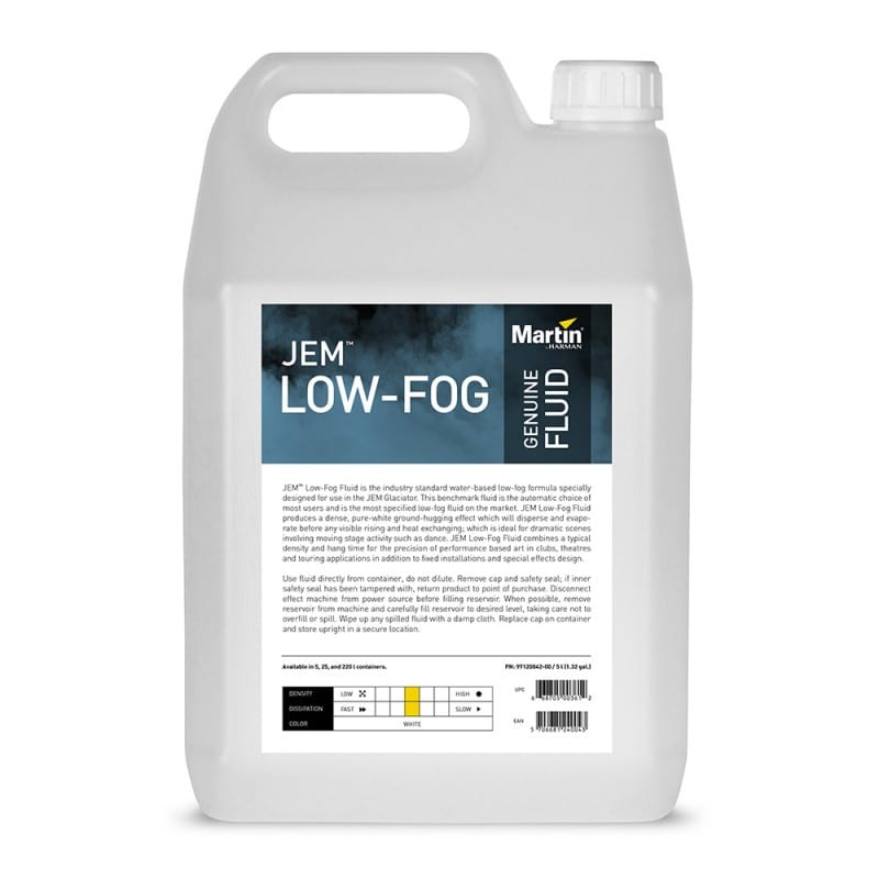 JEM Low-fog fluid, high density, 5 L
