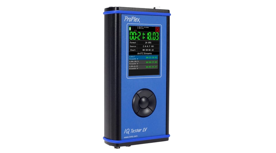 ProPlex IQ Tester LV, Ethernet/DMX tester