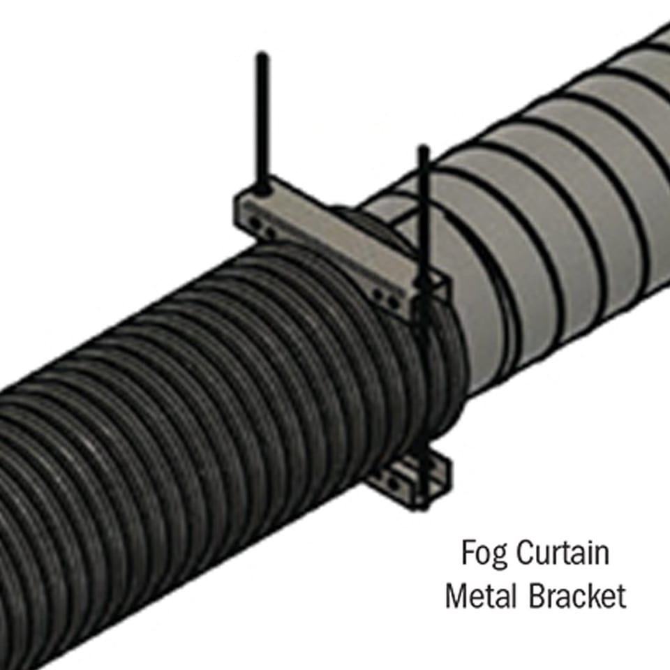 Ultratec Fog curtain metal mounting bracket