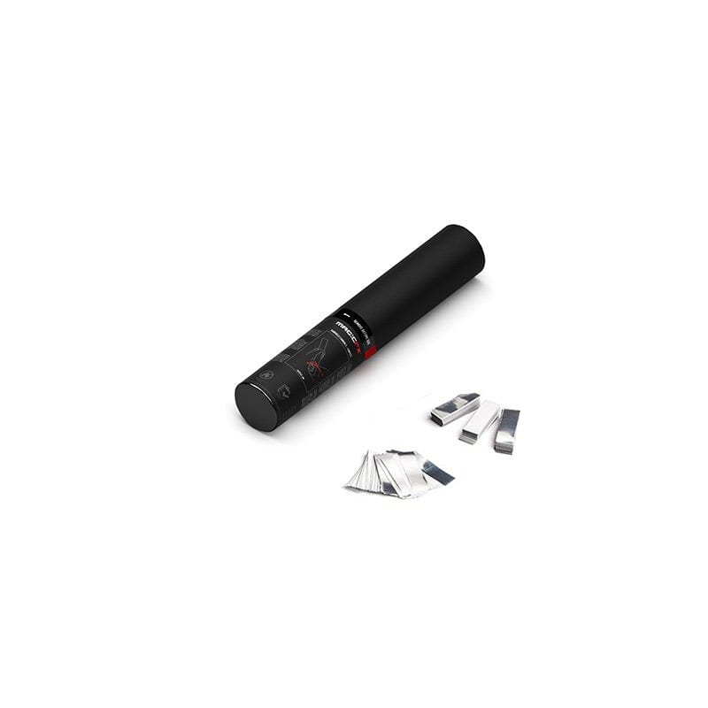Handheld Cannon 28 cm - Confetti - White+silver