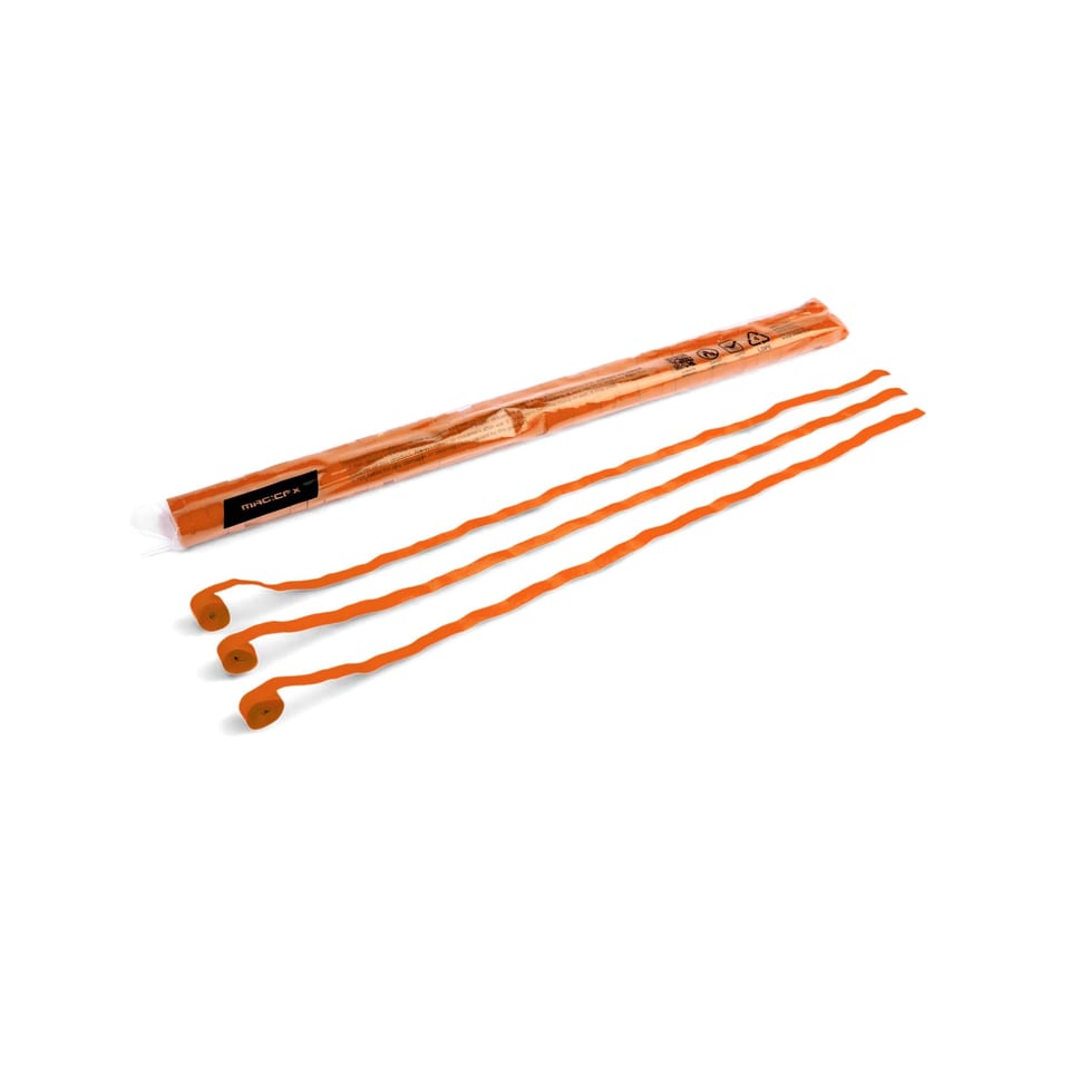 Streamers 5 m x 0,85 cm - Orange