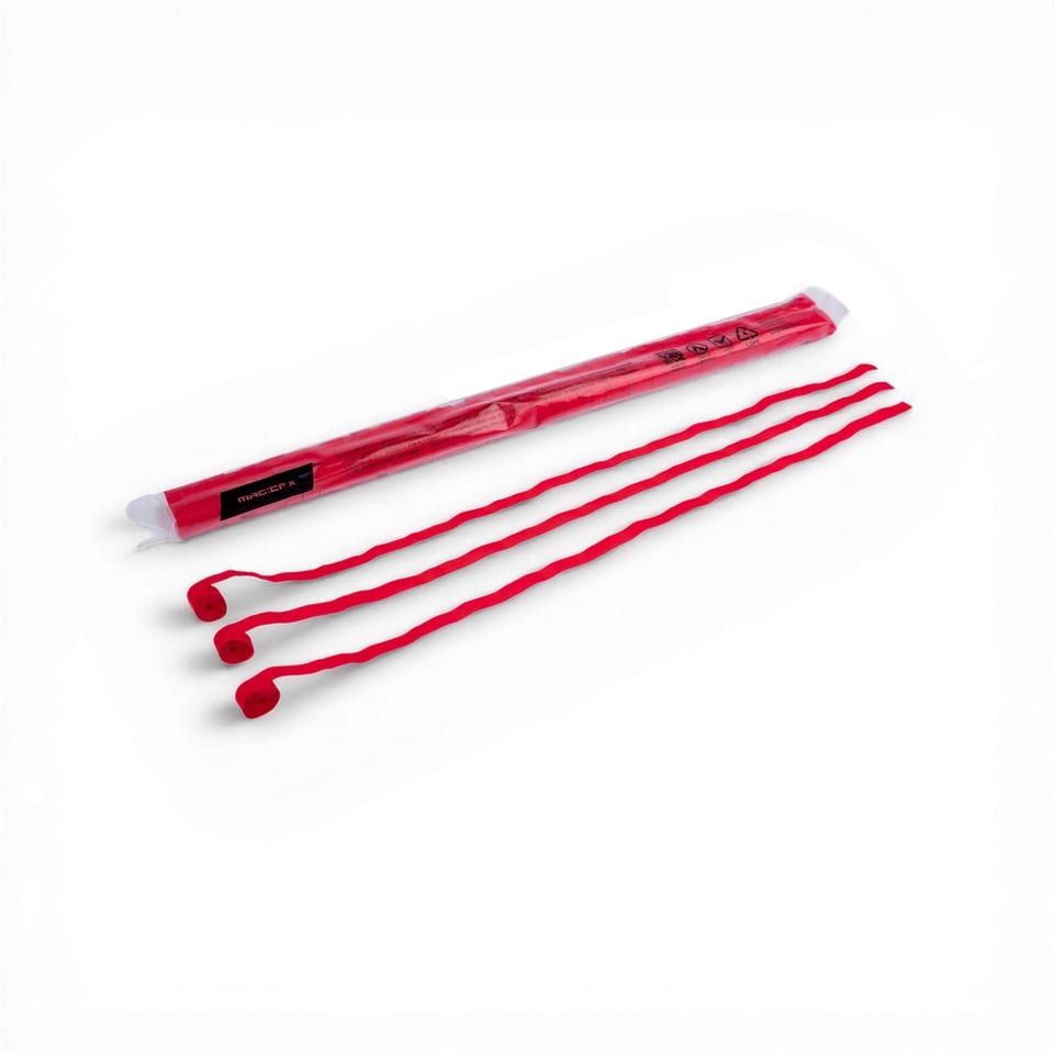 Streamers 5 m x 0,85 cm - Red