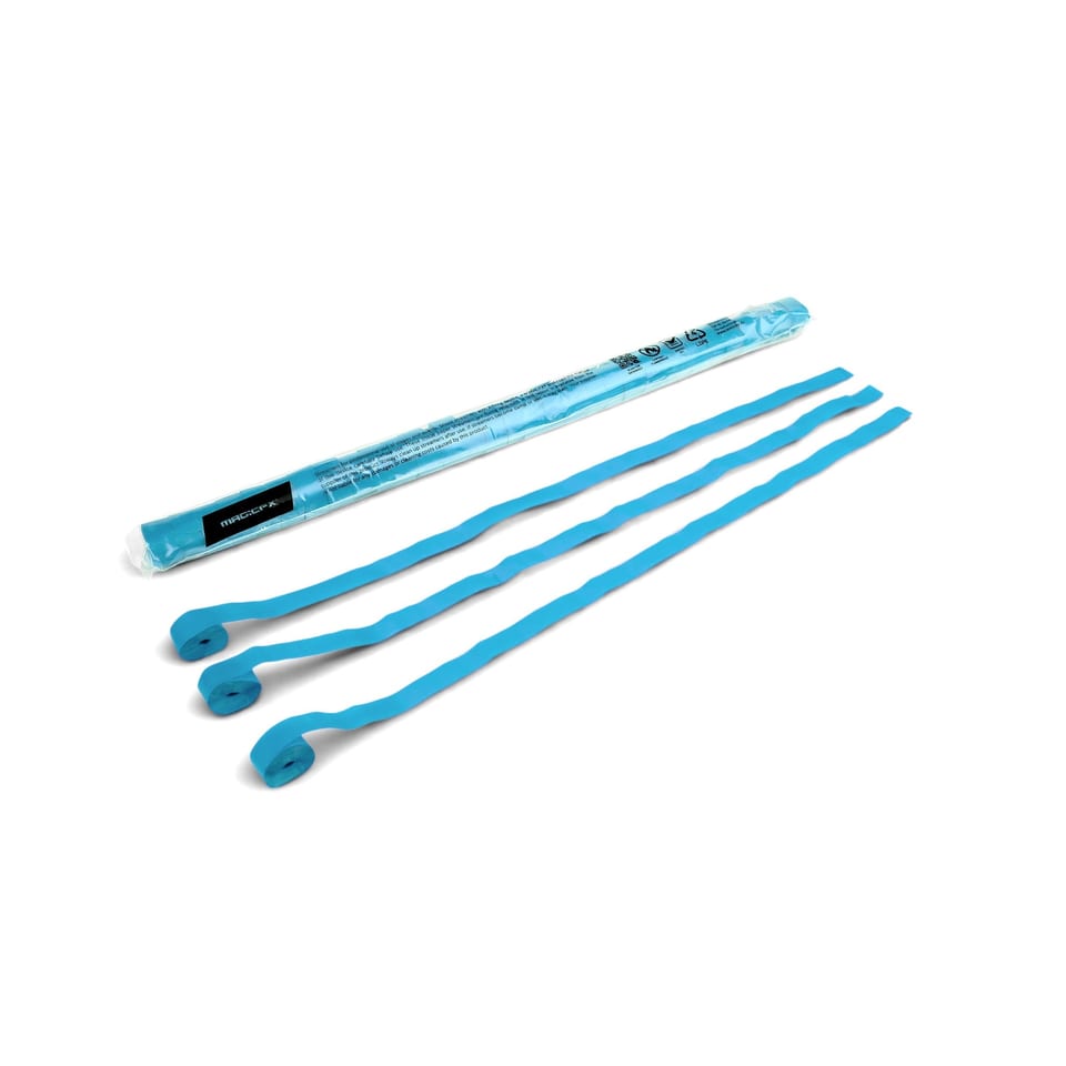 Streamers 10 m x 1,5 cm - Light Blue
