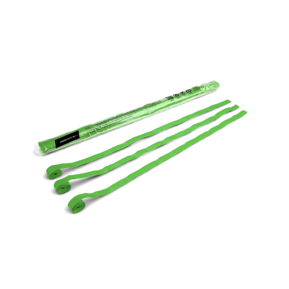 Streamers 10 m x 1,5 cm - Light Green