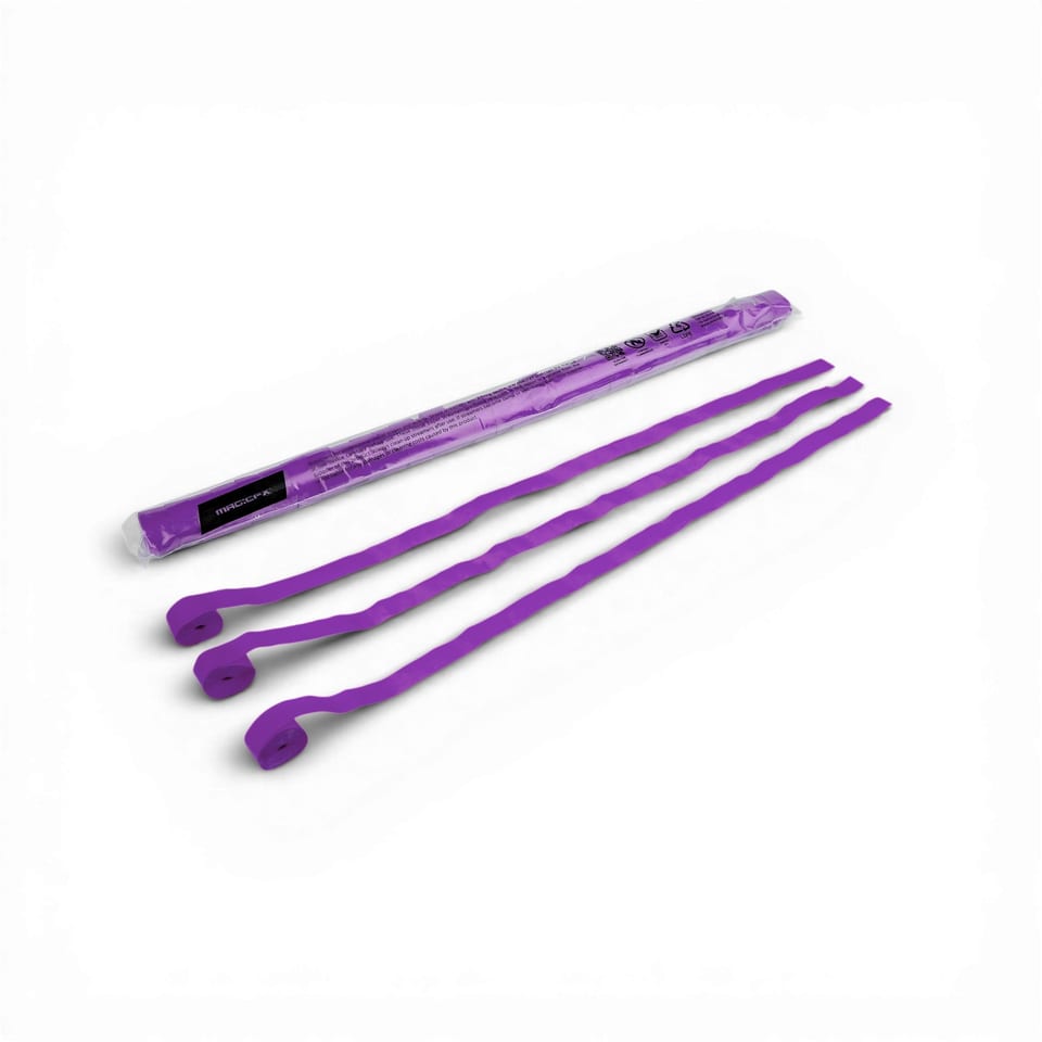 Streamers 10 m x 1,5 cm - Purple