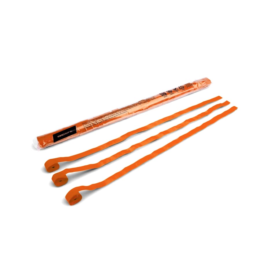 Streamers 10 m x 1,5 cm - Orange
