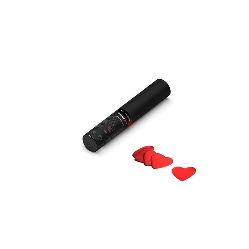 Handheld Cannon 28 cm - Confetti - Red Hearts