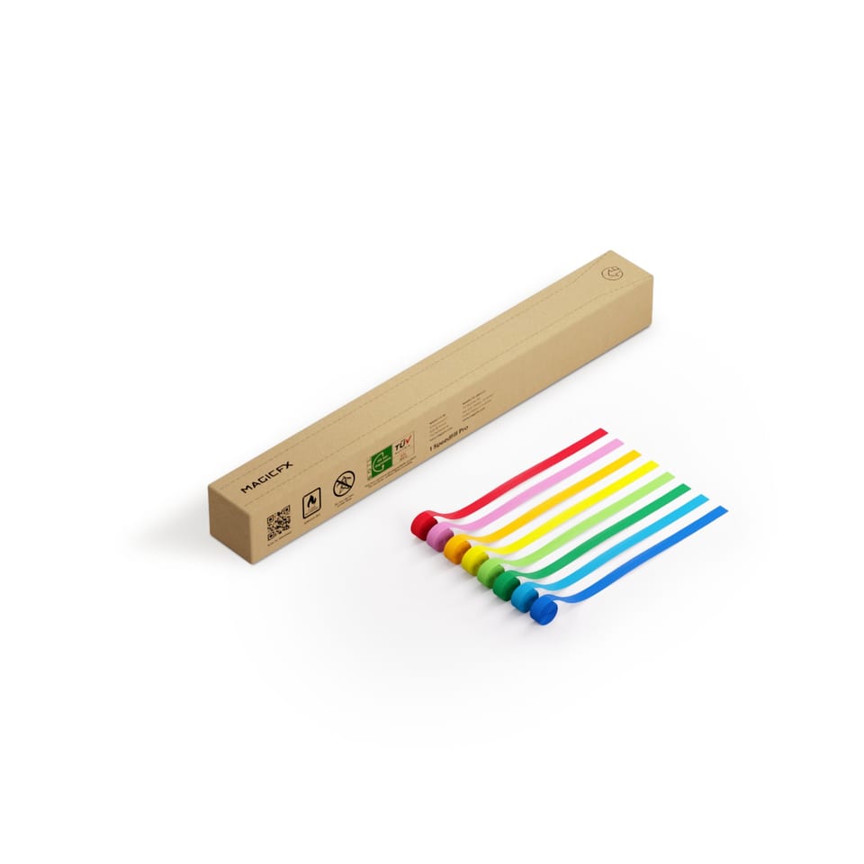 Speedfill Pro Streamers 10 m x 1.5 cm - Multicolour