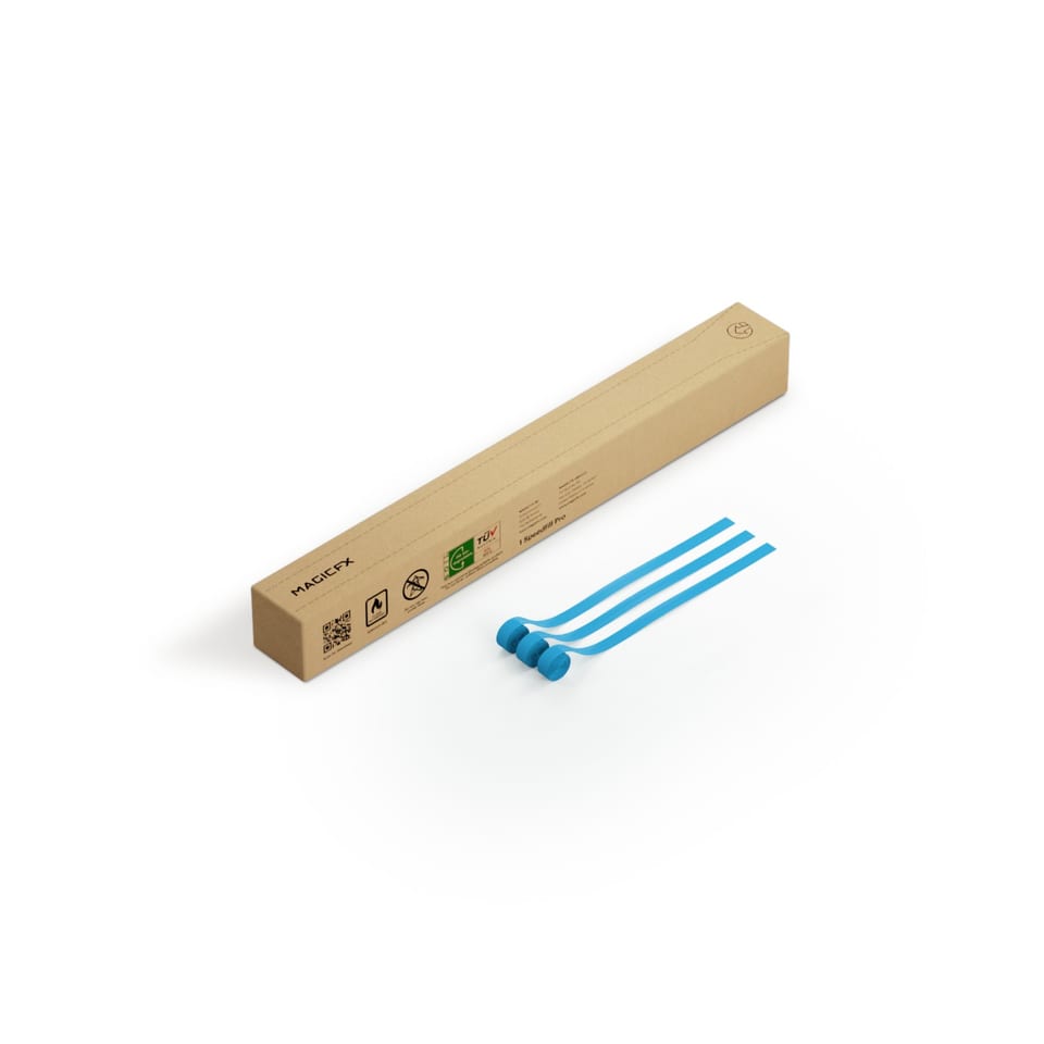 Speedfill Pro Streamers 10 m x 1.5 cm - Light blue