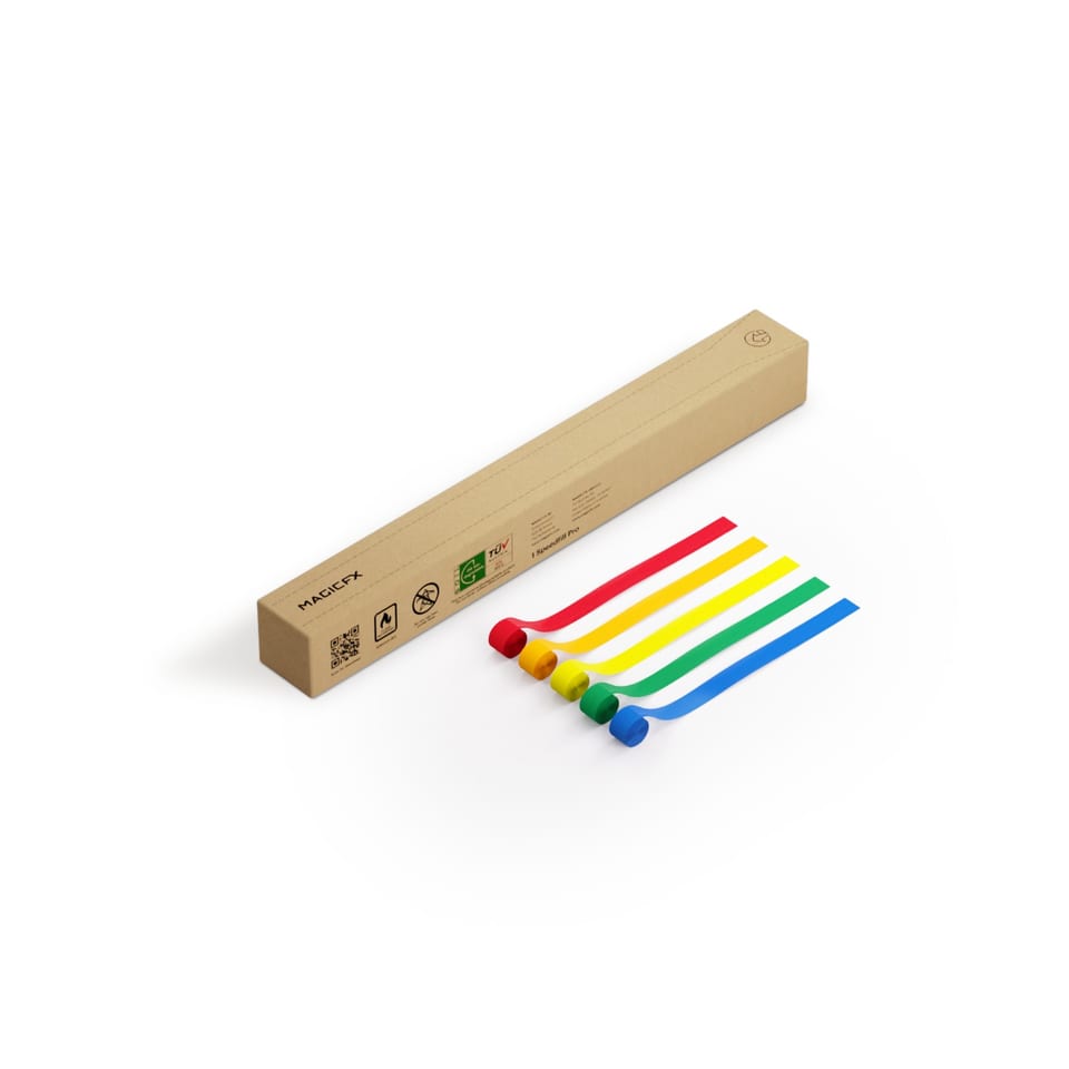Speedfill Pro Streamers 10 m x 2.5 cm - Multicolour