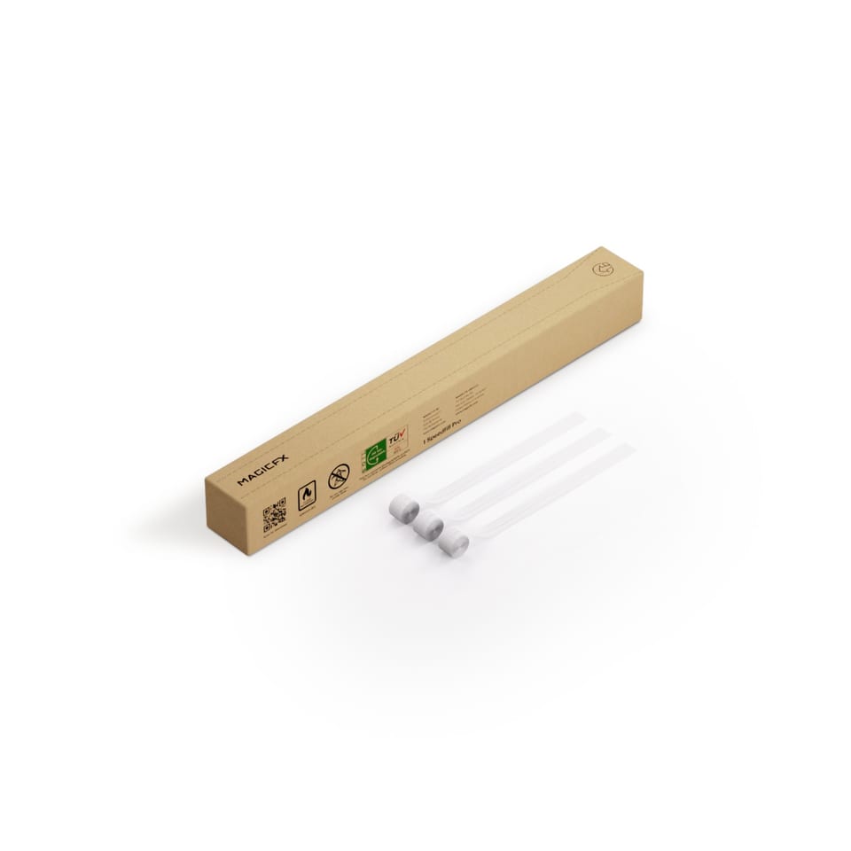 Speedfill Pro Streamers 10 m x 2.5 cm - White