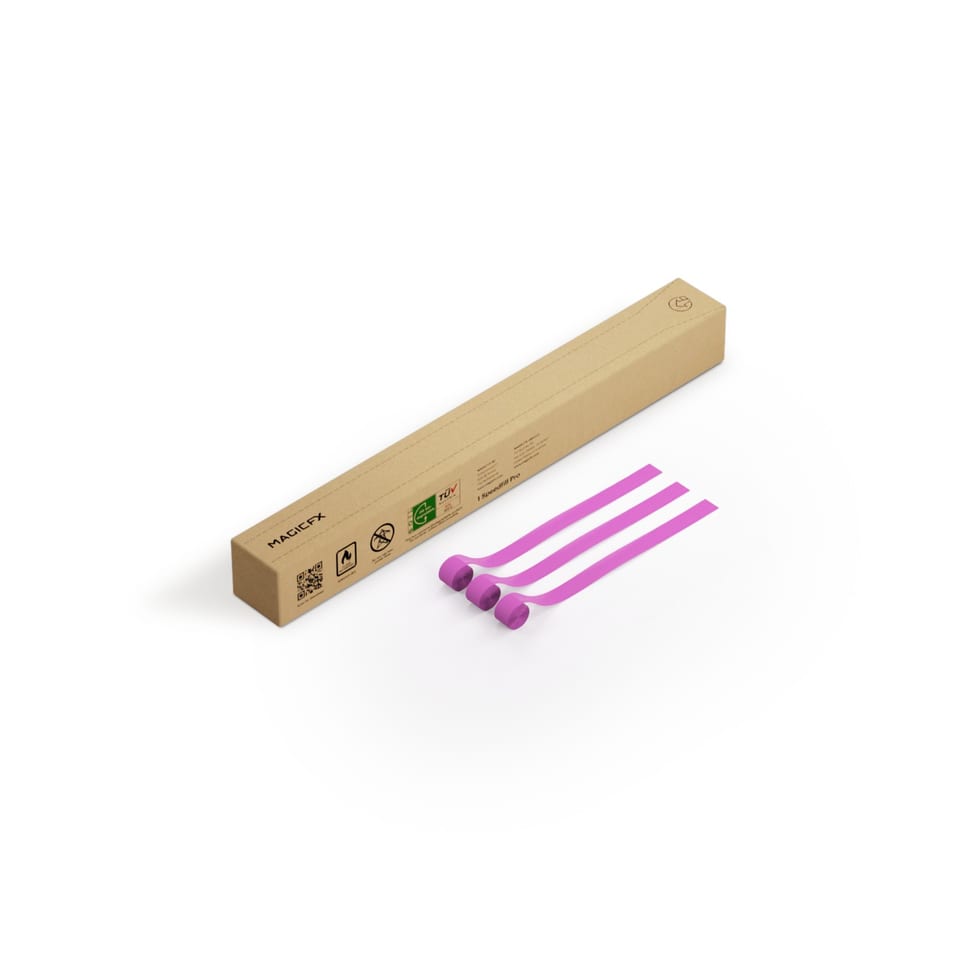 Speedfill Pro Streamers 10 m x 2.5 cm - Pink