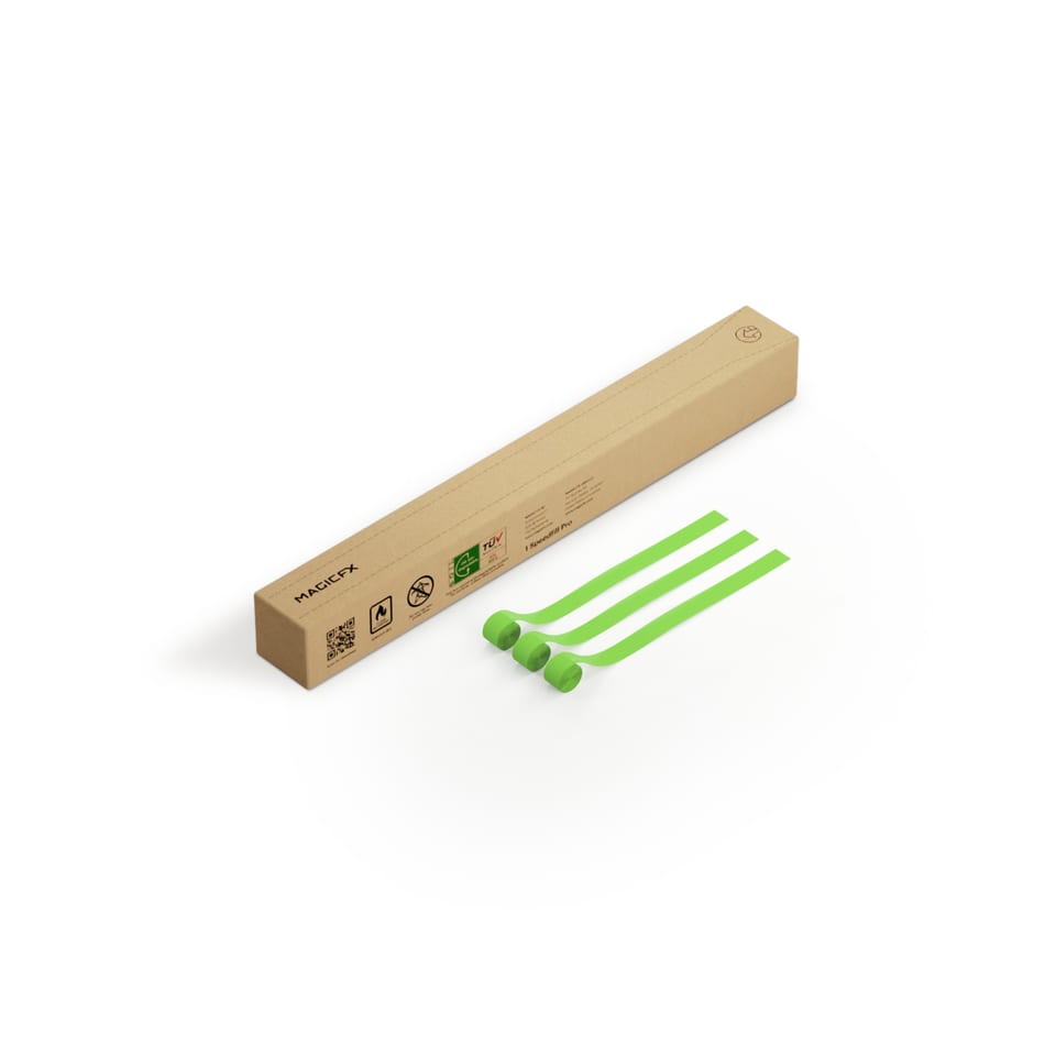 Speedfill Pro Streamers 10 m x 2.5 cm - Light green