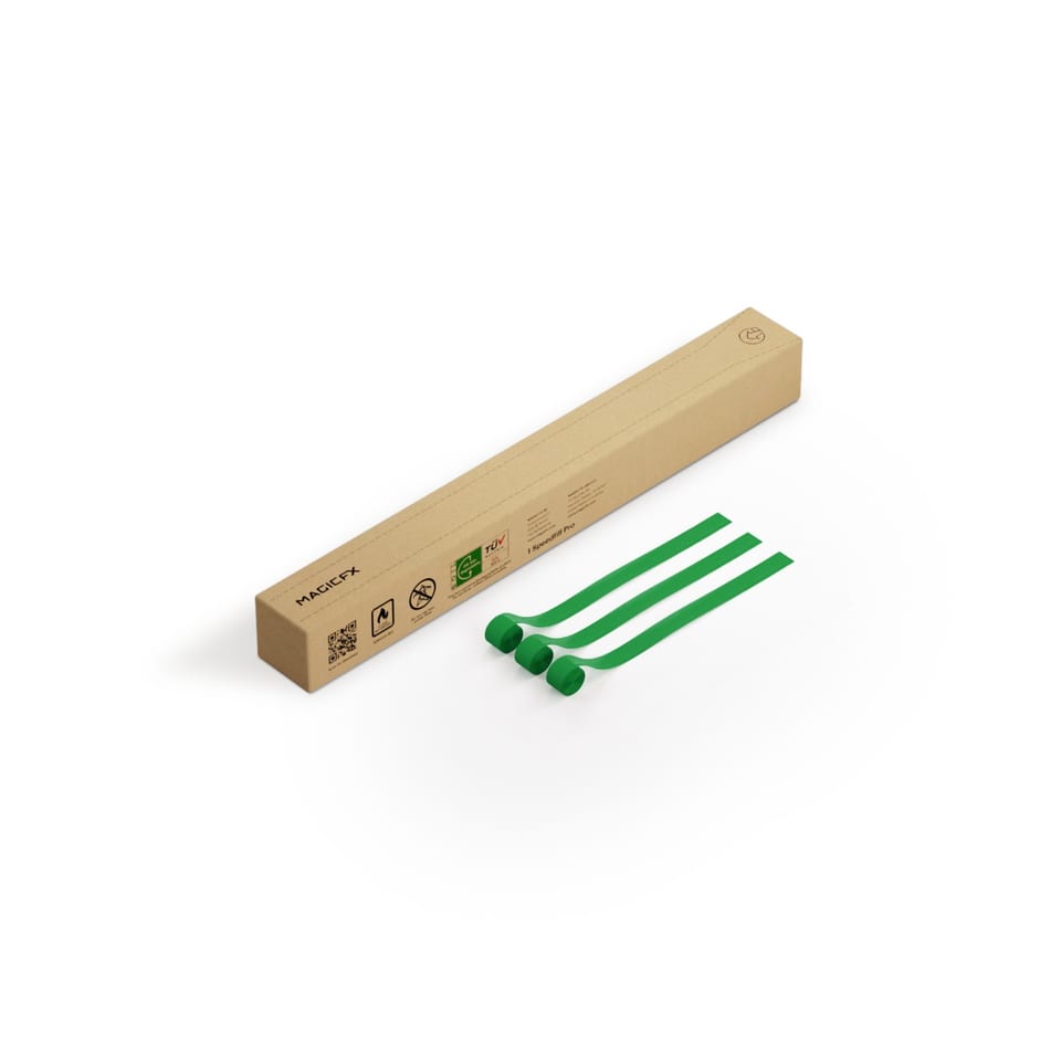 Speedfill Pro Streamers 10 m x 2.5 cm - Dark Green
