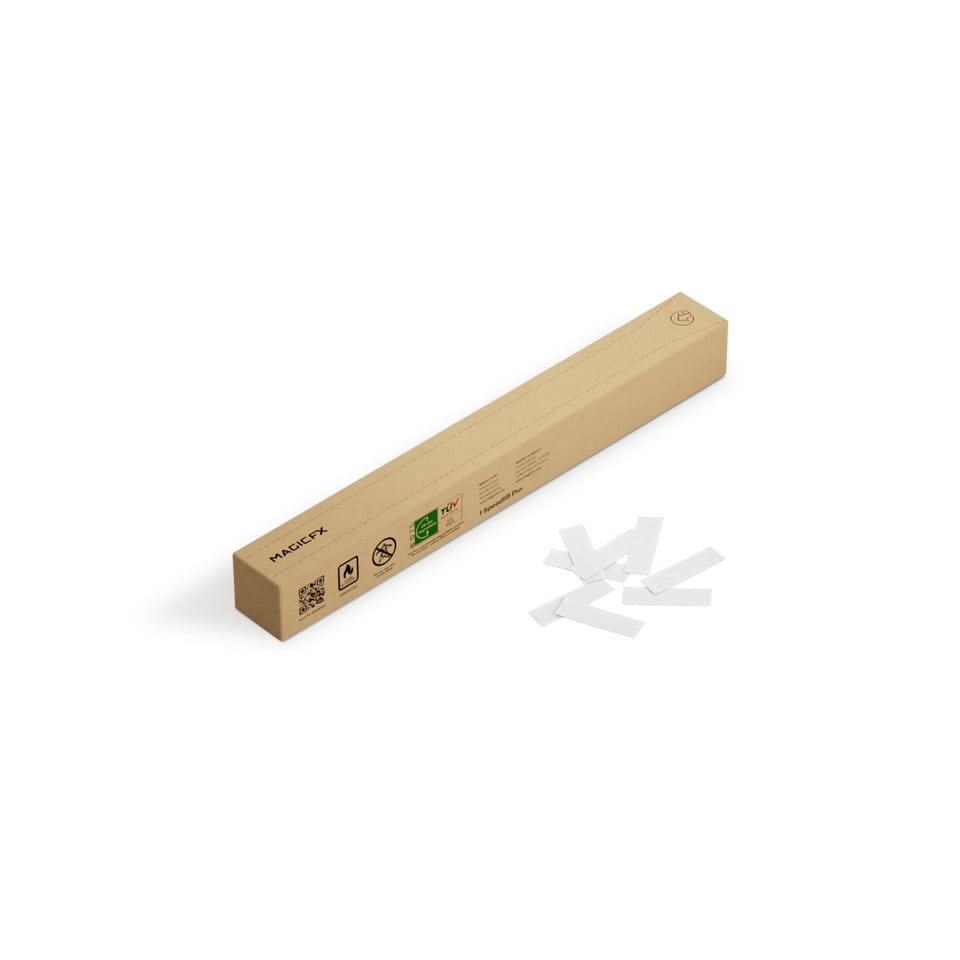 Speedfill Pro Confetti Rectangles - White