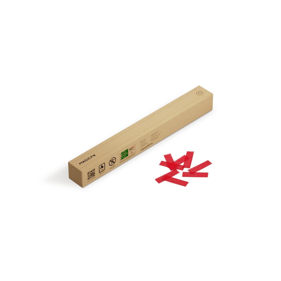 Speedfill Pro Confetti Rectangles - Red