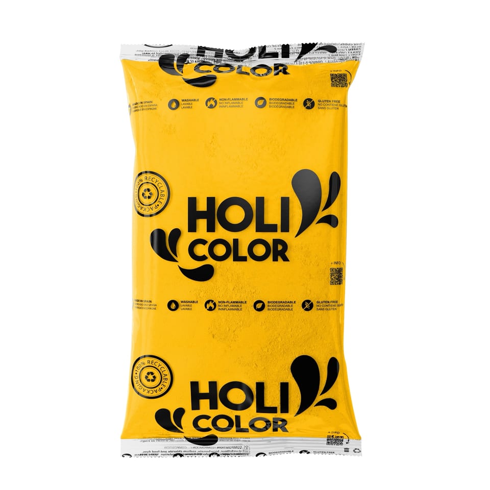 Holi powder, 1 Kg, yellow