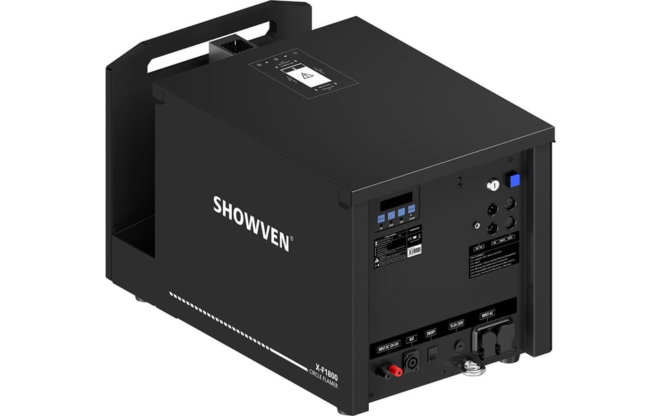 Showven Circle Flamer X-F1800 in flightcase