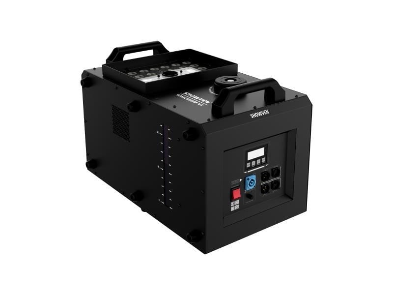 Showven Sonic Boom Jet, LED smoke machine in cardboard box