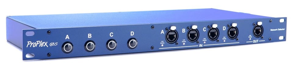ProPlex GBS network selector, rackmount